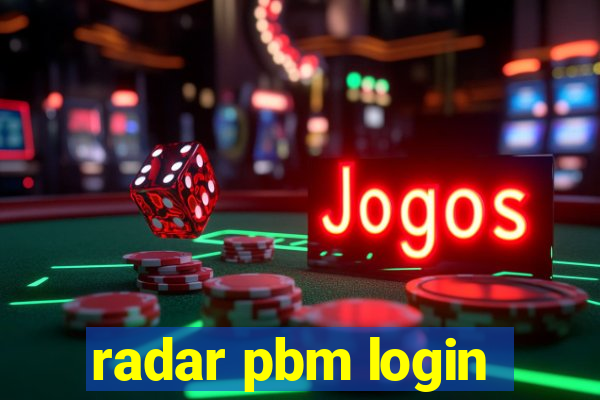 radar pbm login